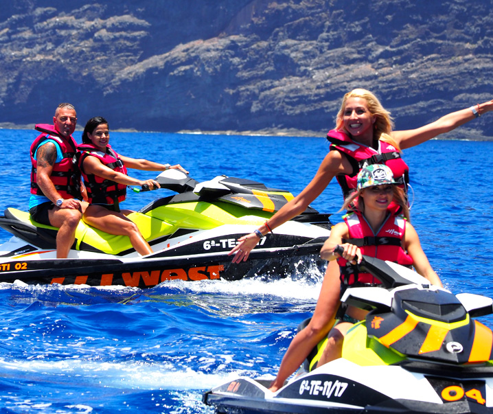Jet Ski West Tenerife con amigos
